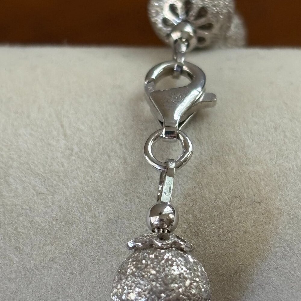 Turkey Sterling Silver Gold Plate Balls - Picture 7 of 10